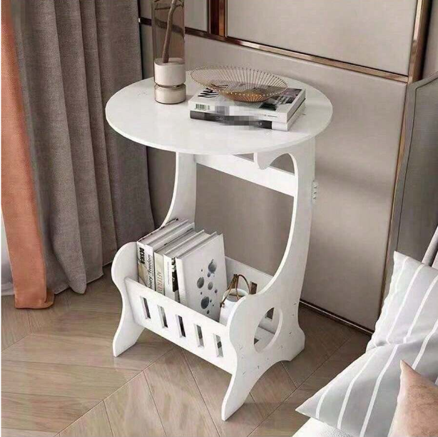 Mesa de Noche Creativa Diseño Compacto y Funcional para Apartamentos Pequeños.